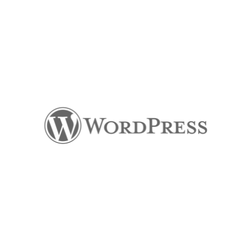 WordPress black and white logo