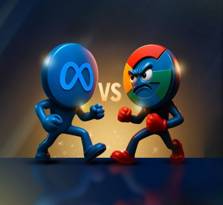 Google Ads vs Meta Ads: Which Is Best for Your Business in 2025? 5 alt="Comparison between Google Ads and Meta Ads showing marketing performance metrics"