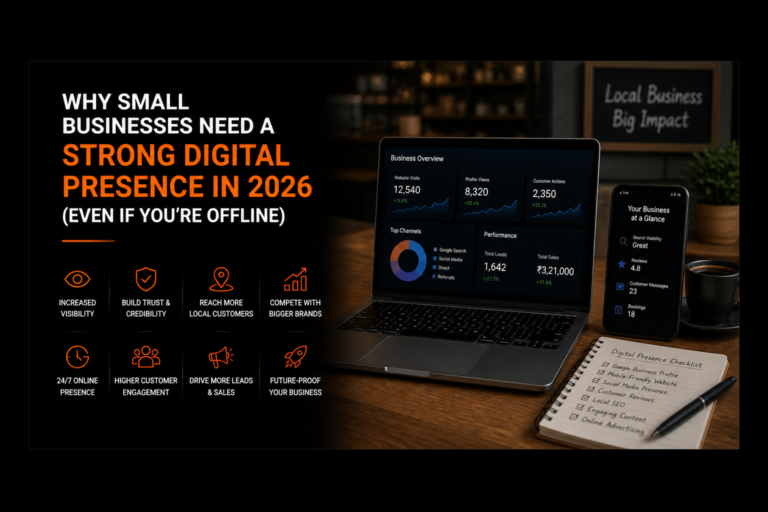 Why Small Businesses Need a Strong Digital Presence in 2026 (Even If You’re Offline) 8 Why Small Businesses Need a Strong Digital Presence in 2026 (Even If You’re Offline)