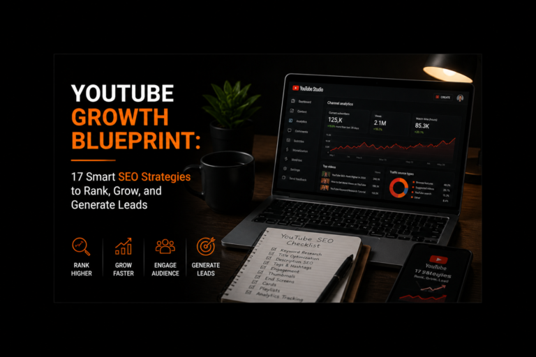 YouTube Growth Blueprint: 17 Smart SEO Strategies to Rank, Grow, and Generate Leads